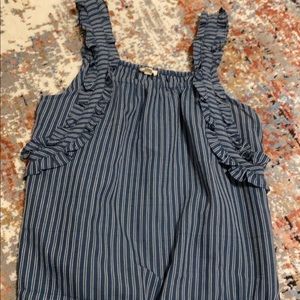 striped blouse tank top